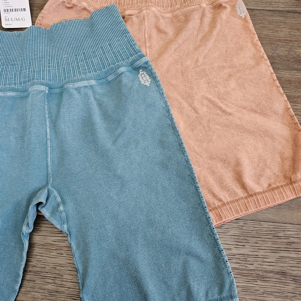 Free People Biker Shorts, Set Of 2 size M-L - Picture 3 of 7